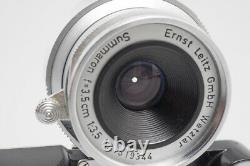Leica Leitz Wetzlar Summaron 3.5cm 35mm f/3.5 F3.5 Lens, Silver, M Mount