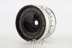 Leica Leitz Wetzlar Super Angulon 21mm f/3.4 Wide Angle Lens w Cap M Mount V04