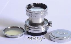 Leica Lens Ernst Leitz Wetzlar Summitar 50mm f/2 screw mount, working perfectly