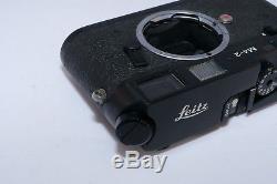 Leica M4-2 black chrome camera. CLA'd! Leica M-mount lenses. Boxed