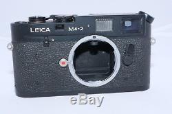 Leica M4-2 black chrome camera. Leica M-mount lenses. Box. Youxin Ye CLA'd