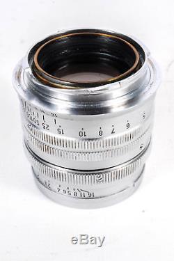 Leica M Mount 50mm (5CM) F/1.5 Summarit Chrome Wetzlar Lens 41