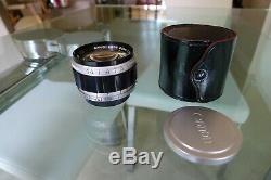 Leica M fit, Canon 50mm f/1.2 lens with M mount for Leica M Rangefinder