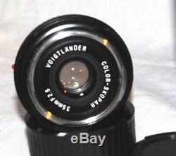 Leica M-mount VOIGTLÄNDER COLOR SKOPAR 2,5/35mm PANCAKE für LEICA M sehr gut