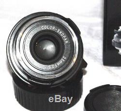 Leica M-mount VOIGTLÄNDER COLOR SKOPAR 2,5/35mm PANCAKE für LEICA M sehr gut