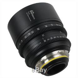 Leica Macro-Elmarit R 60mm T2.8 Lens Modified To PL Mount Arriflex Movie Camera