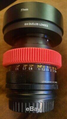 Leica R Cinemodded Lens Set Duclos Simmod Ef Mount