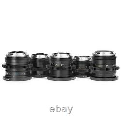 Leica R Duclos SUMMICRON+ 5-Lens 1990s CineSet 19/24/35/50/90 Canon EOS/EF mount