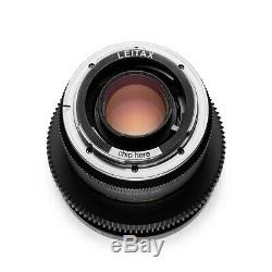 Leica R Summicron 35mm F2.0 v1 Leitz Lens with Duclos Cine-mods Canon EF mount