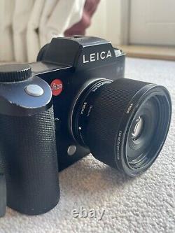 Leica SL Typ 601 With L Mount Lens, Battery Grip And Flash