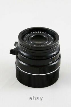 Leica SUMMARIT-M 35mm f/2.5 M-Mount Lens with leather pouch