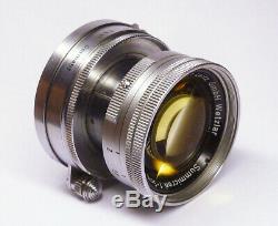 Leica SUMMICRON 50mm f/2 Collapsible LTM Screw Mount Lens RADIOACTIVE Leitz