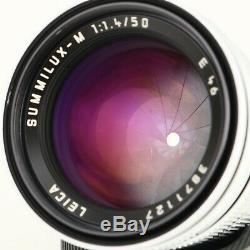 Leica SUMMILUX-M 50mm f1.4 E46 PRE-ASPH Chrome M Mount Lens NEAR MINT