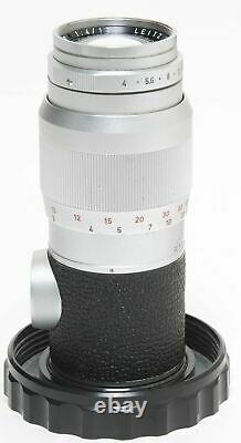 Leica Screw Mount Elmar 4/135mm lens clean glass