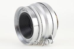 Leica Summaron 3.5cm 35mm F3.5 E39 Screw Mount LTM L39 Lens w Case Ft Scale