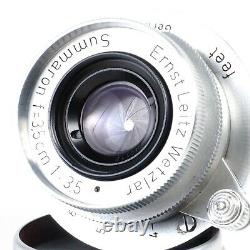 Leica Summaron 3.5cm 35mm f3.5 LTM M39 Screw Mount Lens #0117 MINT