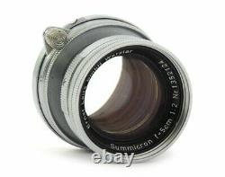 Leica Summicron 2/50mm #1352124 Collapsible Lens LTM M39 Mount