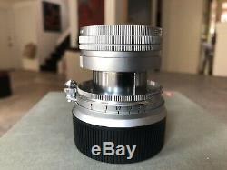 Leica Summicron 50mm F2 collapsible M Mount Serviced In 2017