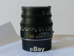 Leica Summicron 50mm F/2.0 M Mount Lens 6 Bit Coded