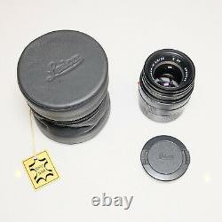 Leica Summicron 50mm f/2, Ver 5, Black Chrome M Mount Lens, Tested, MINT