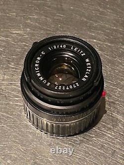 Leica Summicron-C 40mm f/2 M-Mount