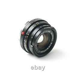 Leica Summicron-C 40mm f/2 rangefinder lens for CL CLE M-Mount cameras