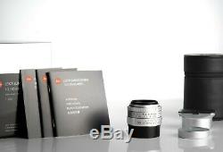 Leica Summicron-M 35mm f/2 F2 ASPH. E39 Lens (11674), Silver, For M Mount Camera