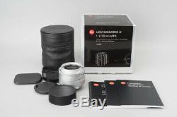 Leica Summicron-M 35mm f/2 F2 ASPH. E39 Lens (11882), Silver, For M Mount Camera