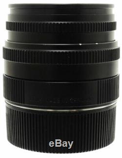 Leica Summicron-M 50mm F2 E39 Lens. Case. Box For Leica M Mount
