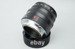Leica Summicron-M 50mm f/2 F2 E39 Lens with E39 UVa Filter For M Mount Rangefinder