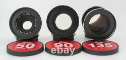 Leica Summicron-R 1980ish 19/28/35/50/90/135 6 lens Set EF mount cinevised