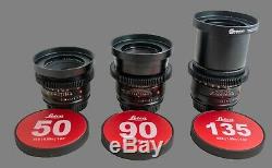 Leica Summicron-R 6 Lens Set 24/28/35/50/90/135 EF mount for Arri red