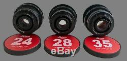 Leica Summicron-R 6 Lens Set 24/28/35/50/90/135 EF mount for Arri red
