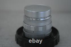 Leica Summilux 50mm F1.4 Screw Mount Lens with Cap & Plastic Case