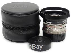Leica Summilux-M 35mm F1.4 Titanium Lens. Hood. Case For Leica M Mount / 3537668