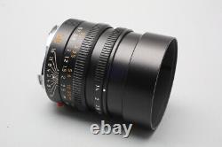 Leica Summilux M 50mm f/1.4 F1.4 ASPH. Lens (11891) Black, M Mount Germany 6 Bit