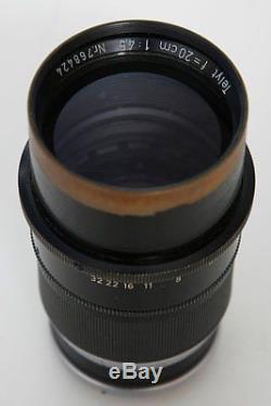 Leica Visoflex II with 20cm f4.5 Telyt Lens M-mount visoflex, 200mm