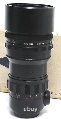 Leitz Canada 4.8/280mm Telyt Boxed 11912F Visoflex Mount Lens Leica