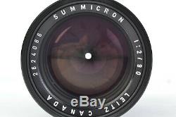 Leitz Canada SUMMICRON 90mm f/2 Portrait Lens for Leica M Mount #P4086