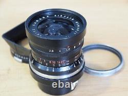 Leitz Leica Canada Elmarit-M 28mm F2.8 Ver 1 With Red Markings. St No C1777