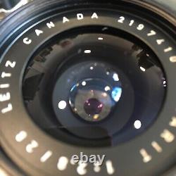 Leitz Leica Canada Elmarit-M 28mm F2.8 Ver 1 With Red Markings. St No C1777