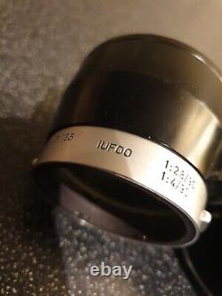 Leitz Leica Hektor 135mm f4.5 with IUFOO hood and caps M mount