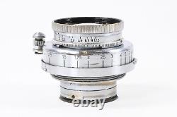 Leitz Leica Summar 5cm f/2 35mm LTM L39 screw mount rangefinder lens Germany