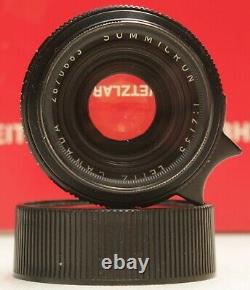 Leitz Leica Summicron 35mm f/2.0 (Canada) Version 3 (1976) M Mount Lens