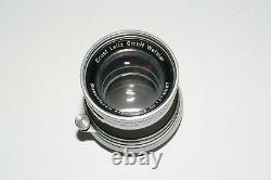 Leitz/Leica Summicron 50mm F/2 lens M mount (rare in this condition) $675.00