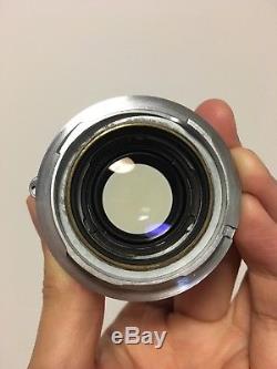 Leitz Leica Summicron Collapsible F2 5cm 50mm v1 M mount vintage lens