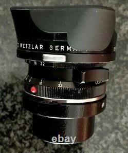Leitz Leica Super-Angulon 21mm F3.4 M Mount hood and cap + UVfilter
