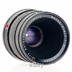 Leitz Wetzlar Leica R Mount 3 Cam 60mm F2.8 Macro-Elmarit-R Manual Focus Lens