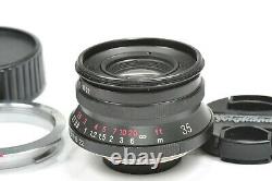 Lens Voigtlander 35mm f2.5 COLOR SKOPAR L39 + M mount adapter, Bessa & Leica