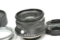 Lens Voigtlander 35mm f2.5 COLOR SKOPAR L39 + M mount adapter, Bessa & Leica